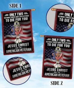 veteran owe to jesus christ and the american veteran flag mln1194f 3493