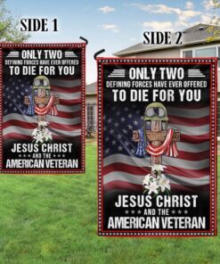 veteran owe to jesus christ and the american veteran flag mln1194f 3587