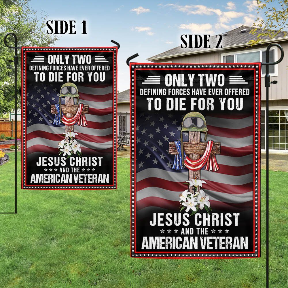 Veteran Owe To Jesus Christ and the American Veteran Flag MLN1194F - Image 5