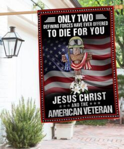 veteran owe to jesus christ and the american veteran flag mln1194f 5894