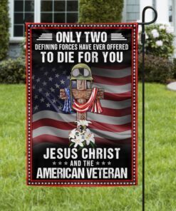Veteran Owe To Jesus Christ and the American Veteran Flag MLN1194F