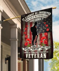 Veteran Remembrance Day Poppy American US Flag