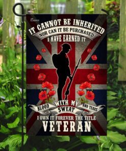 veteran remembrance day poppy union jack flag 8715