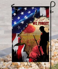 veteran remembrance poppy. lest we forget flag 2349