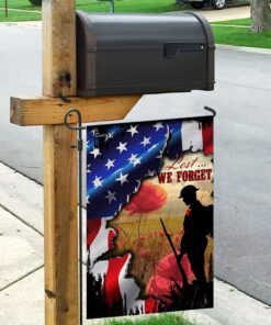 veteran remembrance poppy. lest we forget flag 6410
