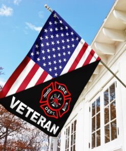 veteran to firefighter flagwix™ american us flag 8207
