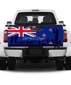 veteran truck sticker anzac day lest we forget new zealand truck tailgate decal sticker wrap trh1864td 4515