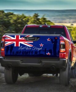 veteran truck sticker anzac day lest we forget new zealand truck tailgate decal sticker wrap trh1864td 5173