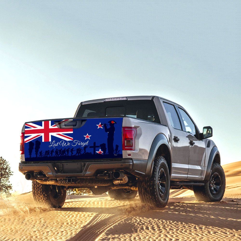 Veteran Truck Sticker Anzac Day Lest We Forget New Zealand Truck Tailgate Decal Sticker Wrap TRH1864TD - Image 6