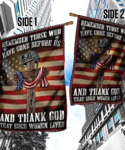 veteran – thank god that such women lived flag 3127