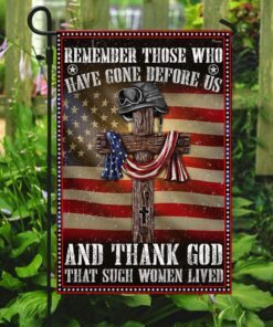 veteran – thank god that such women lived flag 4807