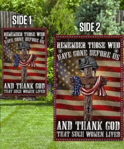 veteran – thank god that such women lived flag 8101