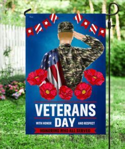 veterans day with honor and respect flag tqn1005f 5834