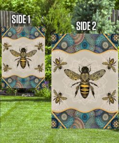 vintage bee flag 1884