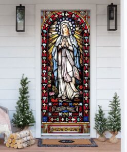 Virgin Mary Door Cover