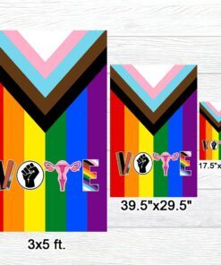 vote equality lgbtq+ flag gay pride tqn1112f 3251