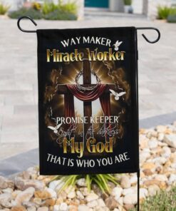 way maker, miracle worker god flag 1437