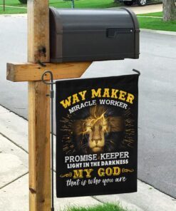 way maker, miracle worker god flag 4449