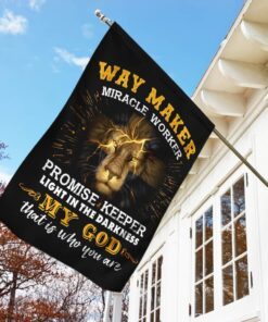 way maker, miracle worker god flag 5883