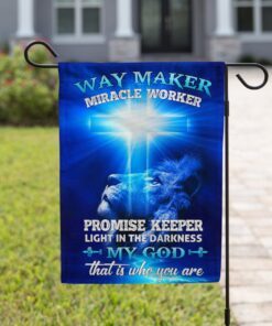 way maker miracle worker jesus christ flag 1674