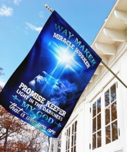 way maker miracle worker jesus christ flag 4098