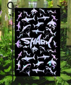 we love shark flag 3057
