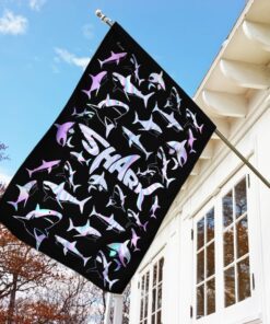we love shark flag 3492