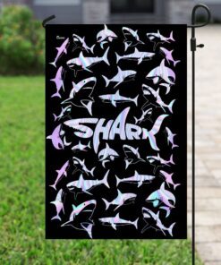 we love shark flag 4394