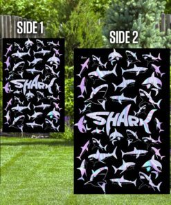 we love shark flag 4463