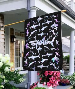 we love shark flag 4806