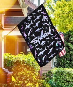 We Love Shark Flag