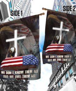 we owe them all proud veteran american flag pn584f 2029