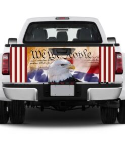 we the people american eagle truck tailgate decal sticker wrap 1002