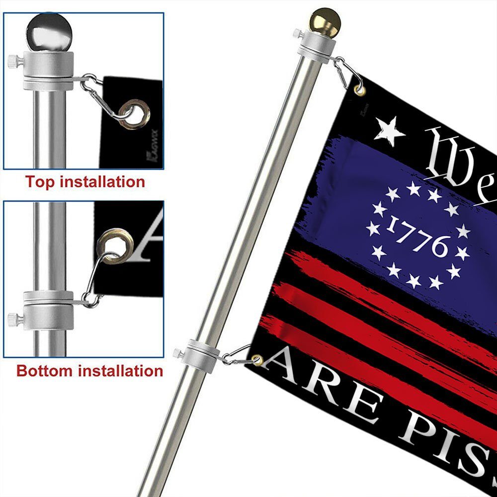 We The People Are Pissed Off  Betsy Ross 1776 Grommet Flag TQN369GF - Image 6