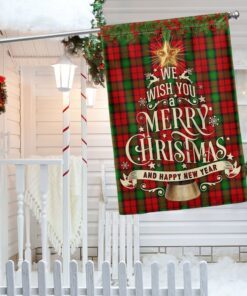 We Wish You A Merry Christmas and Happy New Year Flag BNN594F