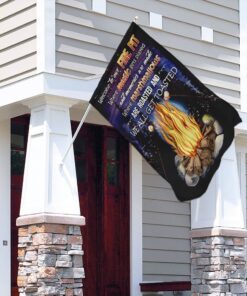 welcome to our fire pit flag 3132