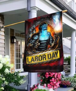 Welder Labor Day Flag NTB152F