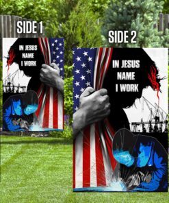 welder u.s flag in jesus name i work mln33f 7743
