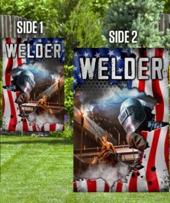 welder u.s flag lha1947f 1061