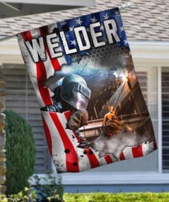 Welder U.S Flag LHA1947F