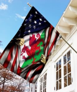 welsh american flag 2089