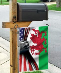 welsh american flag 2657