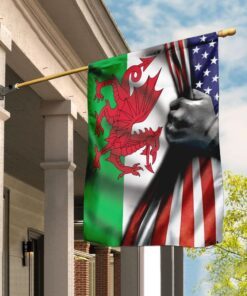 Welsh American Flag