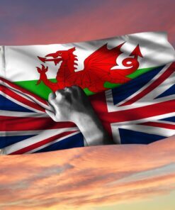 Welsh And Union Grommet Flag QNK880GFv2