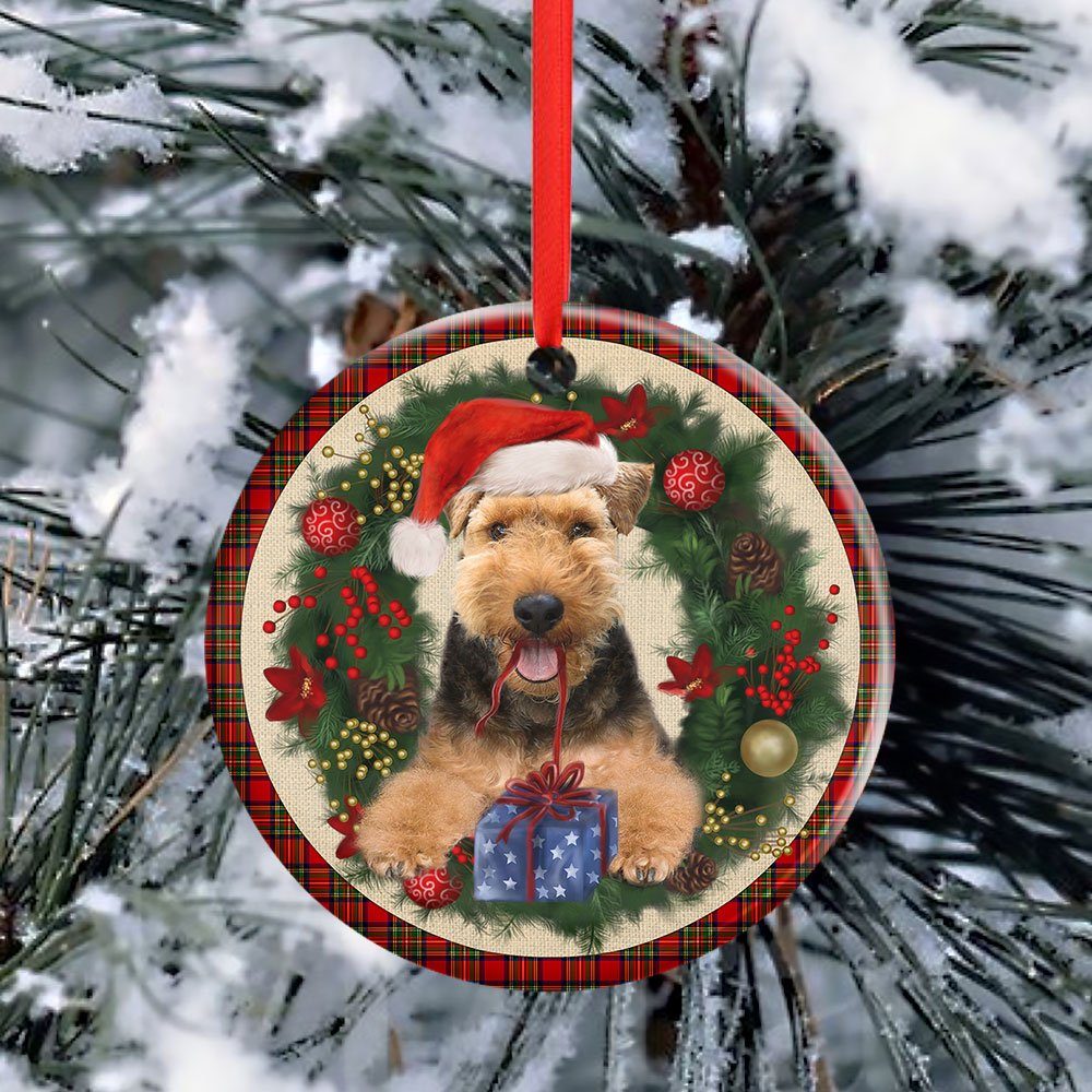 Welsh Terrier Ornament Dog Lover Christmas Ornament QTR330Ov6 - Image 3