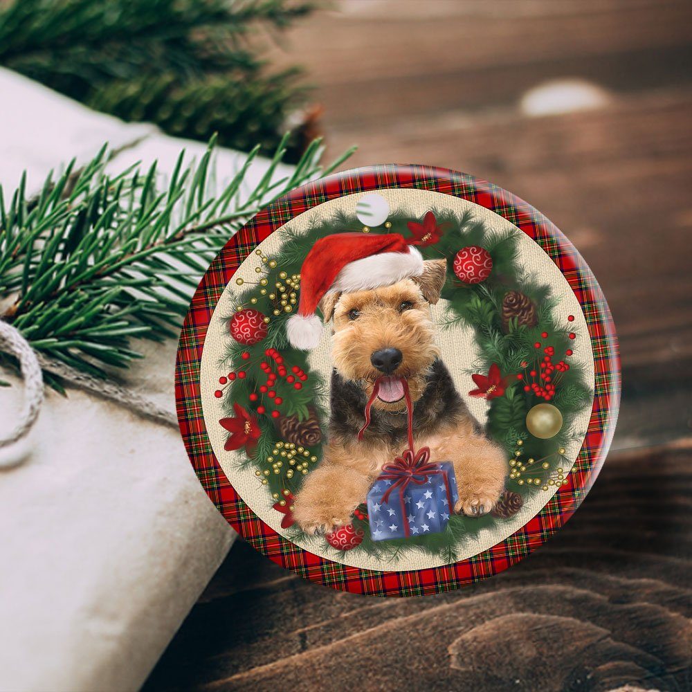 Welsh Terrier Ornament Dog Lover Christmas Ornament QTR330Ov6 - Image 4