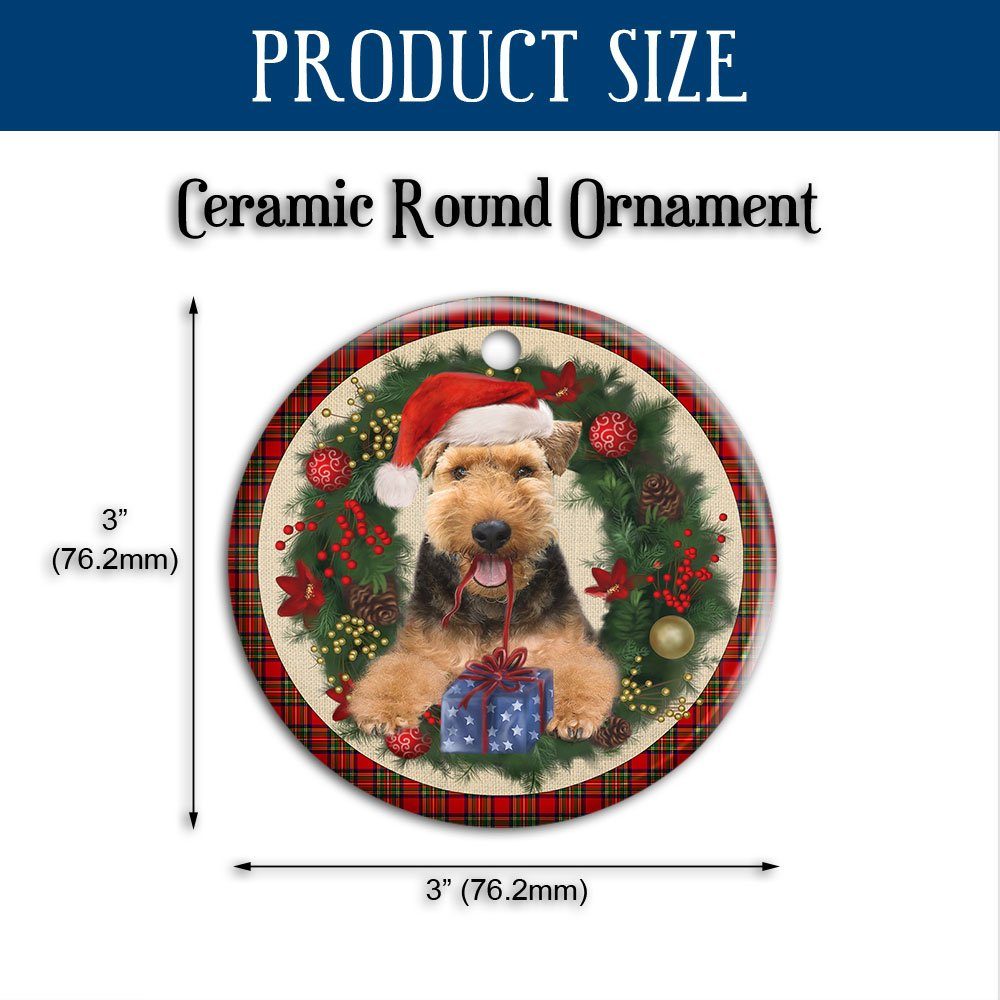 Welsh Terrier Ornament Dog Lover Christmas Ornament QTR330Ov6 - Image 6