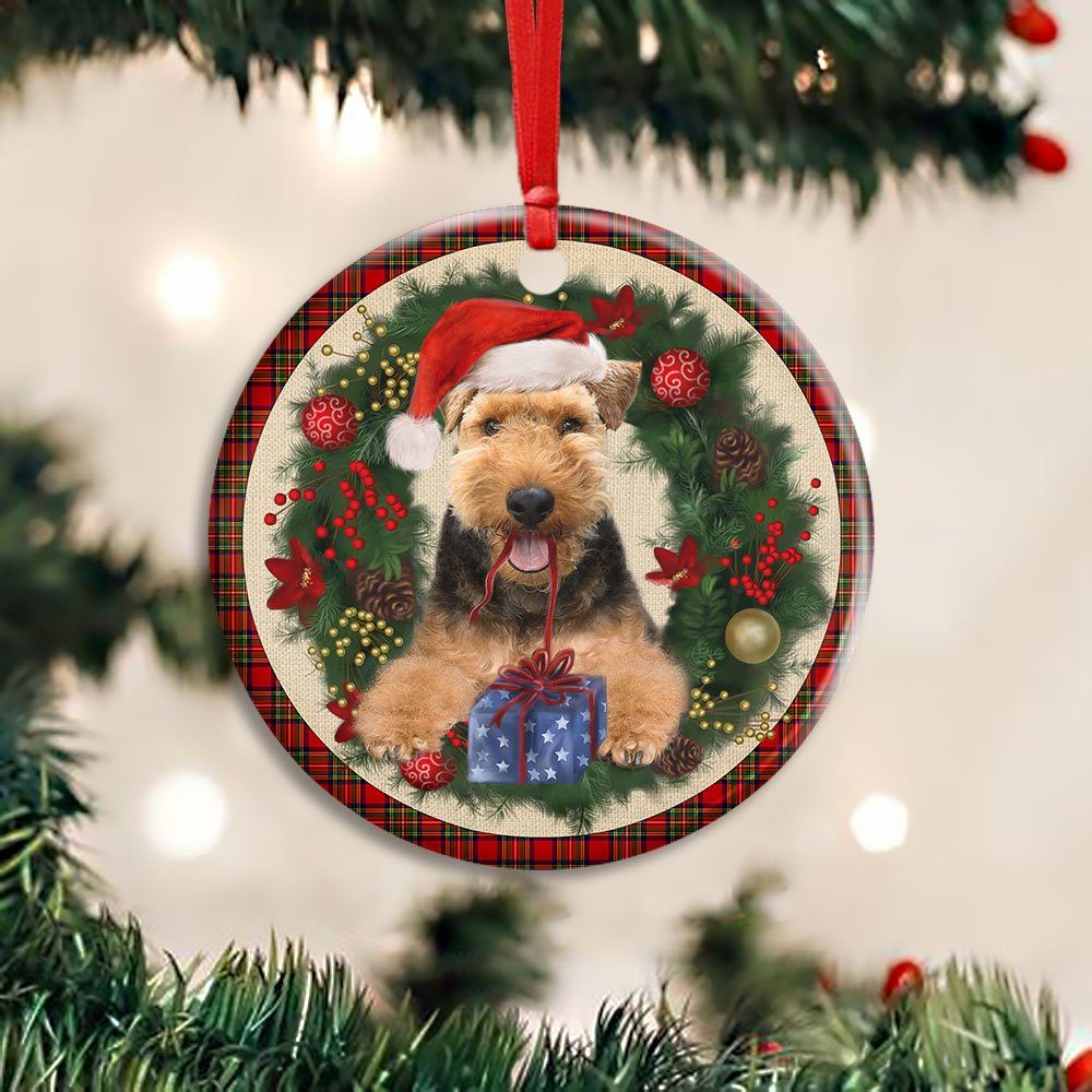 Welsh Terrier Ornament Dog Lover Christmas Ornament QTR330Ov6 - Image 2