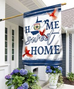 West Virgina Flag Home Sweet Home BNN486F