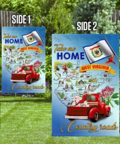 west virginia. take me home country roads flag 2124